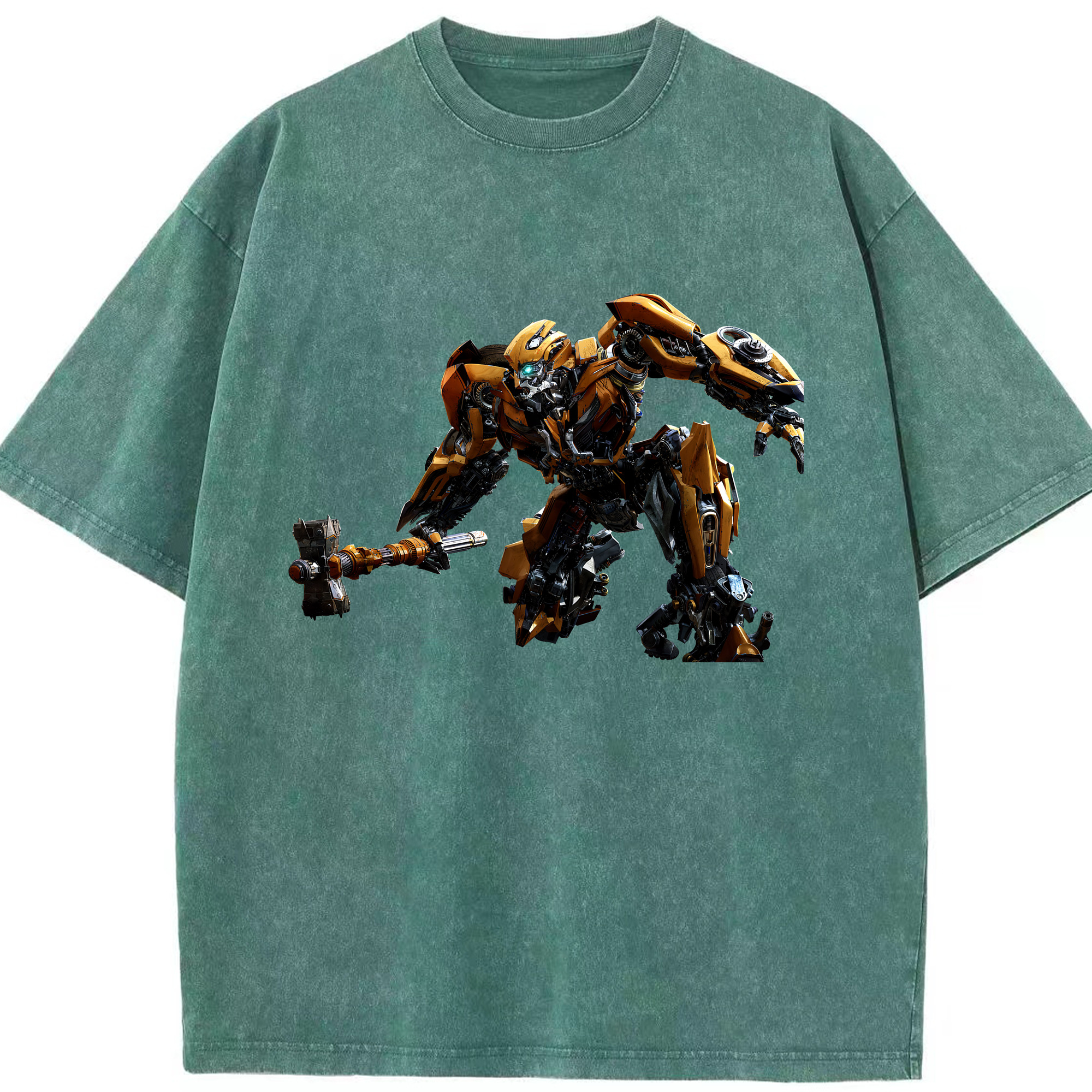 （画像用） Transformers トランスフォーマー 綿100% ヴィンテージ風 半袖Tシャツ（フロントプリント）